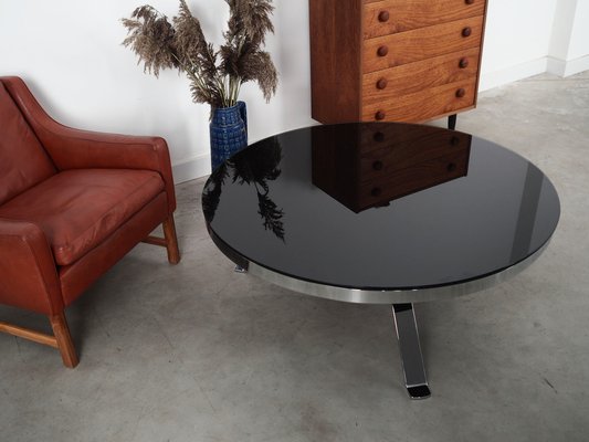 Danish Round Coffee Table, 1970s-VND-1311926