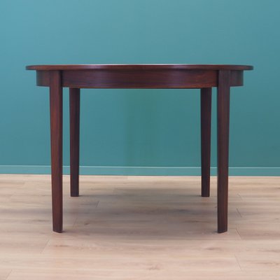 Danish Round Rosewood Dining Table, 1960s-VND-2018102