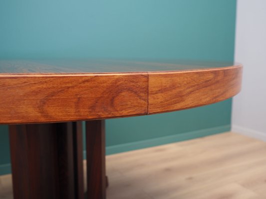 Danish Round Rosewood Table by Johannes Andersen for Hans Bech, 1970s-VND-2018301