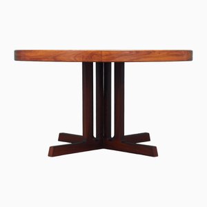 Danish Round Rosewood Table by Johannes Andersen for Hans Bech, 1970s-VND-2018301