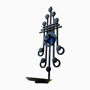 Danish Sculptural Wall Candleholder from Dantoft Kunstartikler, 1970s-LCR-1453097