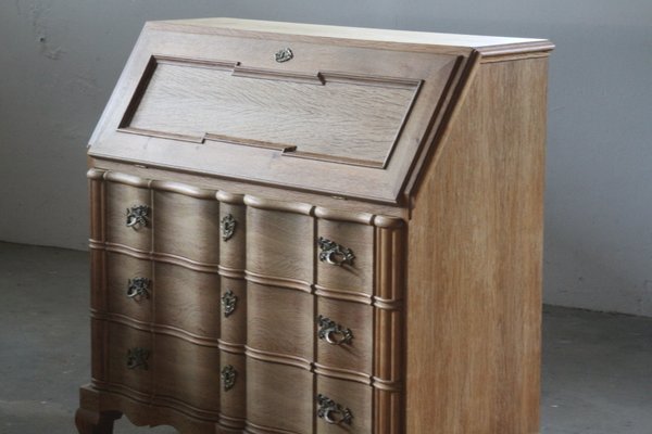 Danish Secretaire in Oak, 1960s-QNP-2016498