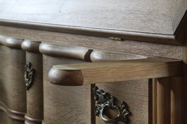 Danish Secretaire in Oak, 1960s-QNP-2016498