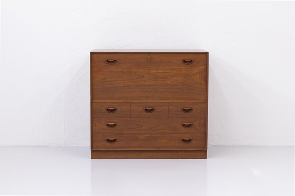 Danish Secretary Cabinet in Teak by Hvidt and Mølgaard-Nielsen for Søborg Møbelfabrik, 1960s-TM-1404668