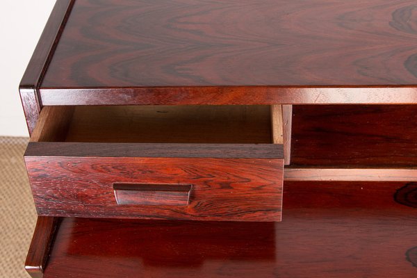 Danish Secretary in Rosewood by Arne Wahl Iversen for Vinde Mobelfabirk, 1960s-EMB-1806232