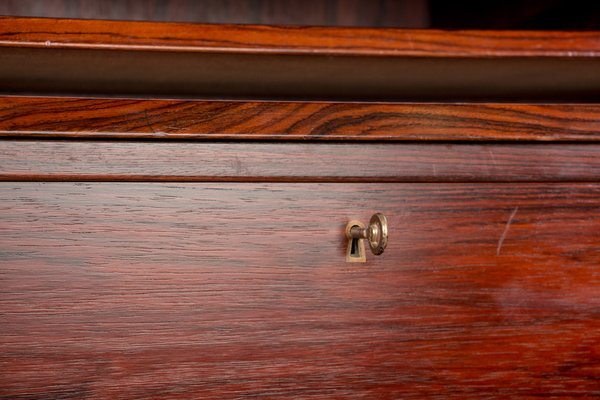 Danish Secretary in Rosewood by Arne Wahl Iversen for Vinde Mobelfabirk, 1960s-EMB-1806232