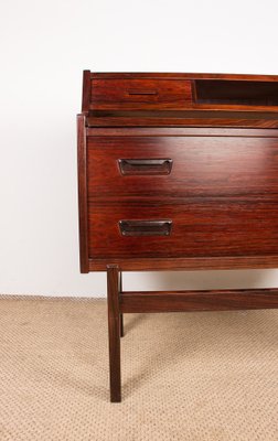 Danish Secretary in Rosewood by Arne Wahl Iversen for Vinde Mobelfabirk, 1960s-EMB-1806232