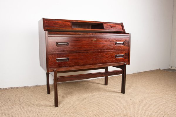 Danish Secretary in Rosewood by Arne Wahl Iversen for Vinde Mobelfabirk, 1960s-EMB-1806232