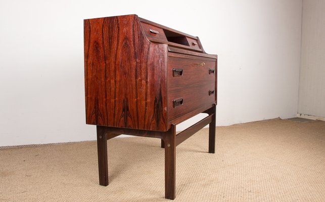 Danish Secretary in Rosewood by Arne Wahl Iversen for Vinde Mobelfabirk, 1960s-EMB-1806232