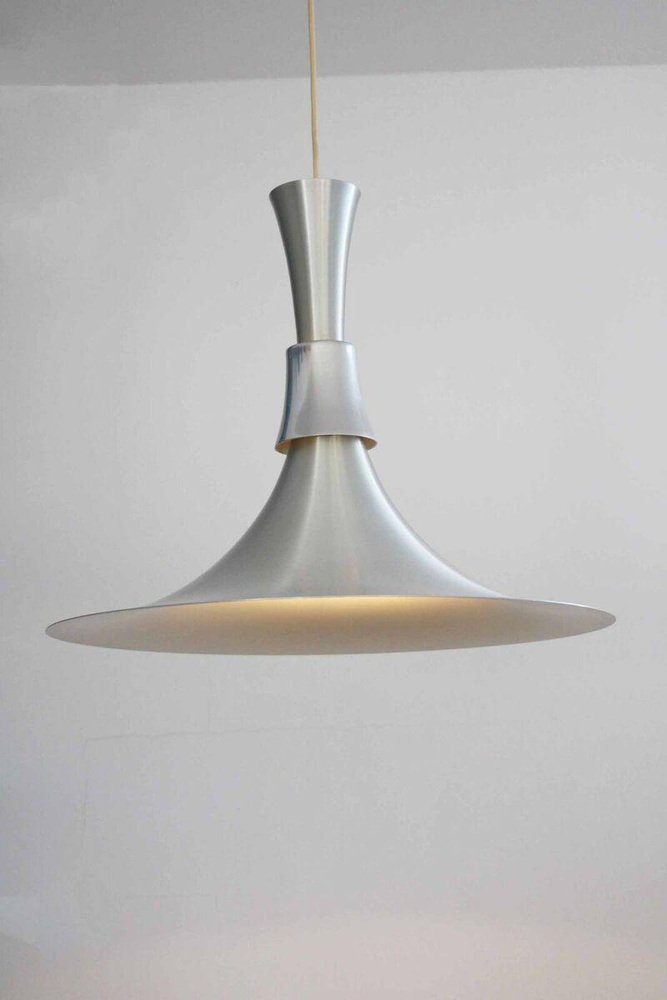 Danish Semi Pendulum Pendant Lamp by Bent Nordsted for Lyskaer Belysning, 1970s