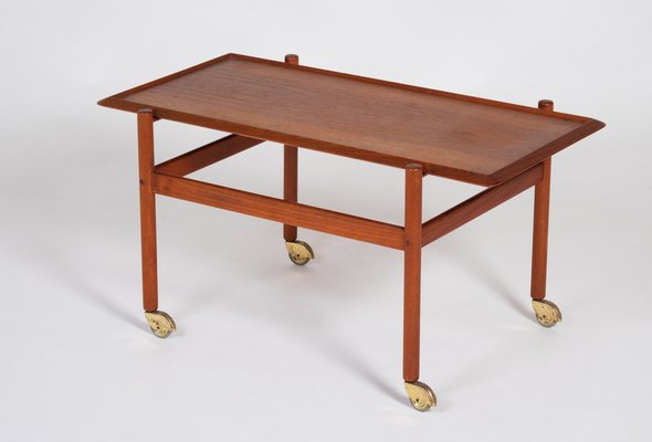 Danish Serving Cart in Teak, 1960s-ZGQ-1383970