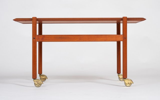 Danish Serving Cart in Teak, 1960s-ZGQ-1383970