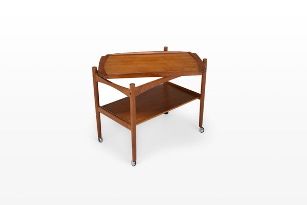 Danish Serving Trolley attributed to Poul Hundevad for Hundevad & Co, Denmark, 1960s-RNH-2016188