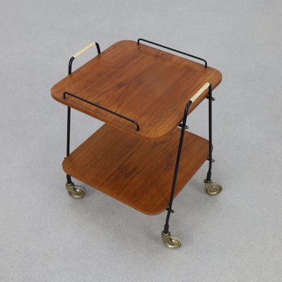 Danish Serving Trolley in Teak, 1960s-RZV-1749717