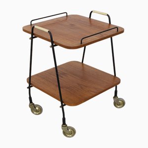 Danish Serving Trolley in Teak, 1960s-RZV-1749717