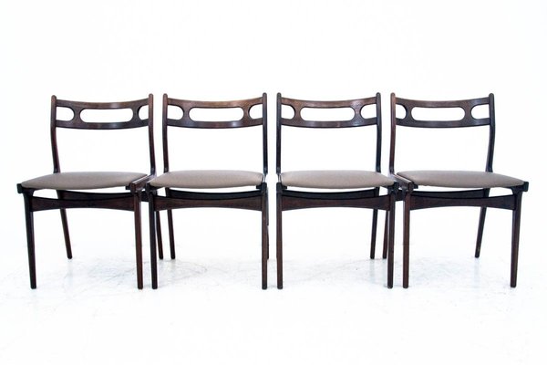 Danish Set of Chairs, 1960s, Set of 4-BXB-912501