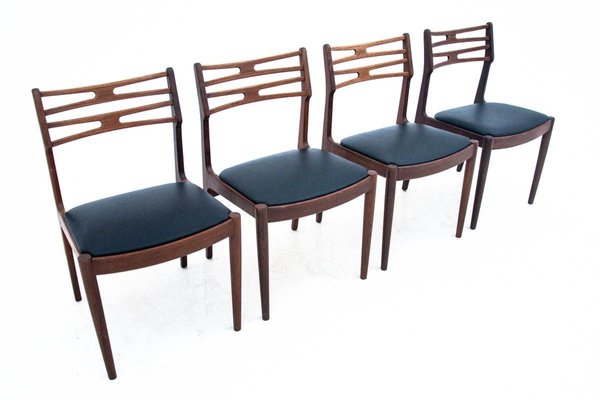 Danish Set of Chairs, 1960s, Set of 4-BXB-912488