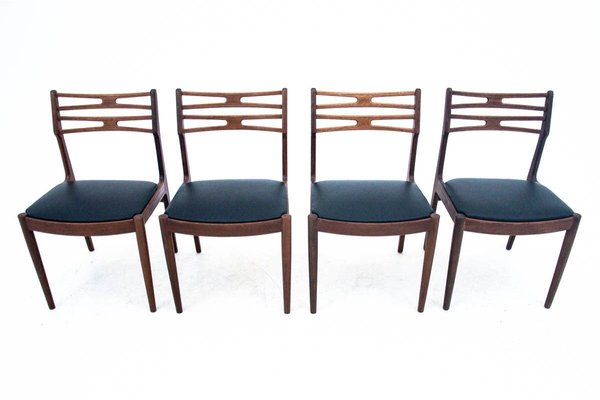 Danish Set of Chairs, 1960s, Set of 4-BXB-912488