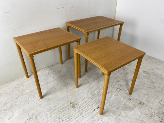 Danish Set Off Nesting Tables by E. W. Bach, 1960s, Set of 3-DE-1081841