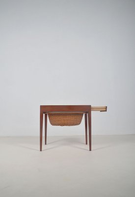 Danish Sewing Table by Severin Hansen for Haslev, 1960s-VCR-1818457