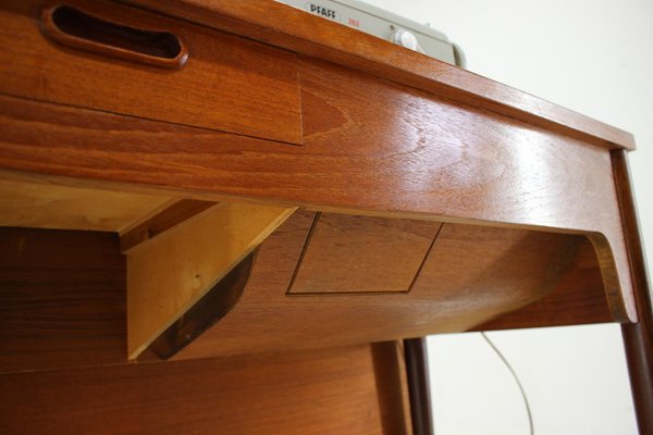 Danish Sewing Table in Teak, 1960s-TZ-1281327