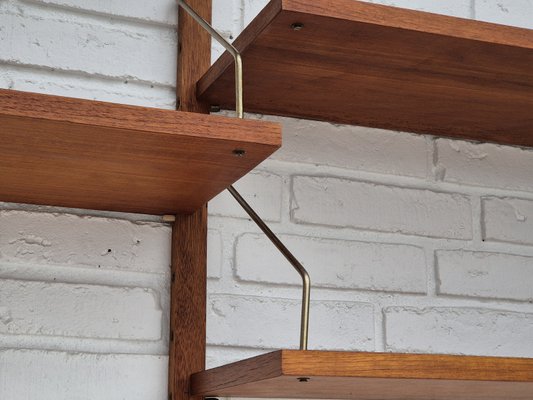 Danish Shelving System Royal System in Teak by Paul Cadovius, 1970s, Set of 15-TMW-2028168