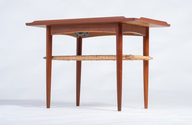 Danish Side Table in Teak by Holger George Jensen, 1960s-ZGQ-2040935