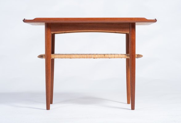 Danish Side Table in Teak by Holger George Jensen, 1960s-ZGQ-2040935