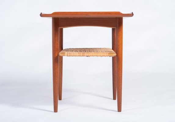 Danish Side Table in Teak by Holger George Jensen, 1960s-ZGQ-2040935