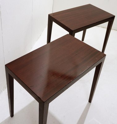 Danish Side Tables by Severin Hansen for Haslev Furniture, 1960s, Set of 2-NYF-2024142