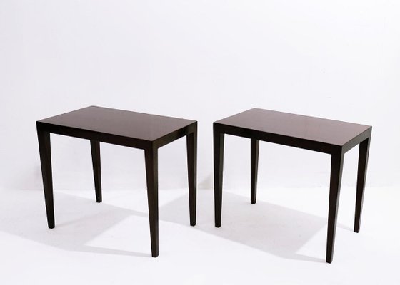 Danish Side Tables by Severin Hansen for Haslev Furniture, 1960s, Set of 2-NYF-2024142