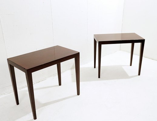 Danish Side Tables by Severin Hansen for Haslev Furniture, 1960s, Set of 2-NYF-2024142