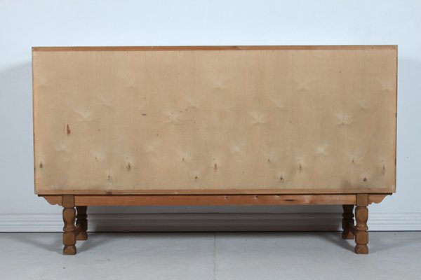 Danish Sideboard in Carved Oak by Henning Kjærnulf, 1970s-QQ-2035770