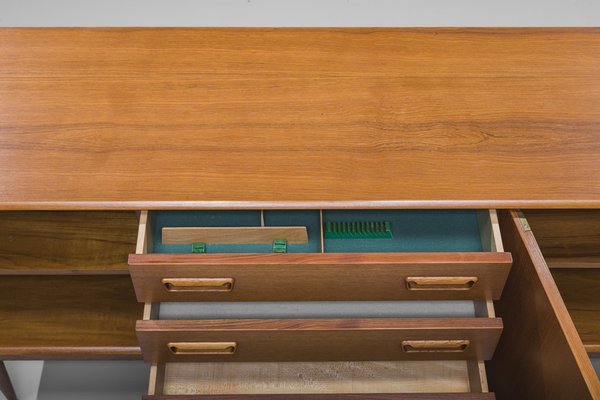 Danish Sideboard in Teak by Gunnar Nielsen for Tibergaard, 1960s-ZZH-1563214