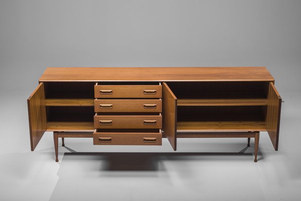 Danish Sideboard in Teak by Gunnar Nielsen for Tibergaard, 1960s-ZZH-1563214