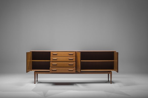 Danish Sideboard in Teak by Gunnar Nielsen for Tibergaard, 1960s-ZZH-1563214