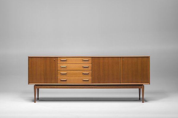 Danish Sideboard in Teak by Gunnar Nielsen for Tibergaard, 1960s-ZZH-1563214