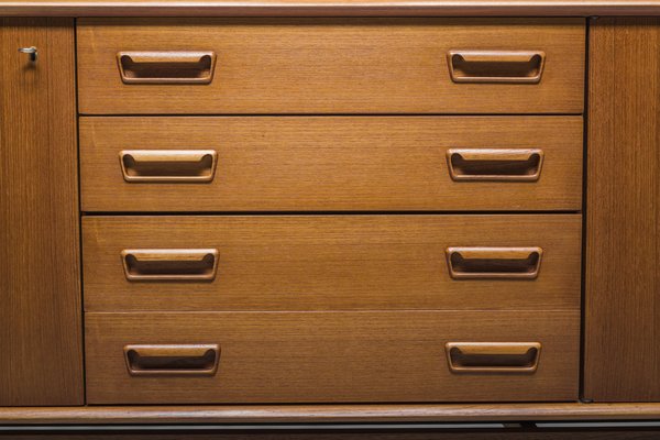 Danish Sideboard in Teak by Gunnar Nielsen for Tibergaard, 1960s-ZZH-1563214