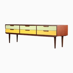 Danish Sideboard in Veneered Walnut, 1960s-JAG-1362109