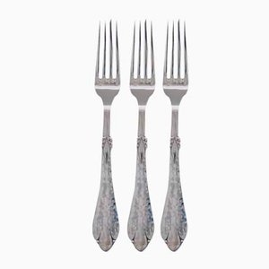 Danish Silver 830 Forks from SJ Denmark, 1930, Set of 3-DQ-705633