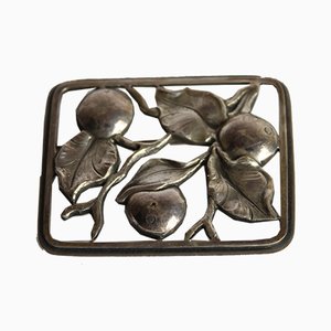 Danish Silver Brooch by Svend Weihrauch for Frantz Hingelberg, 1930s-GJF-770433