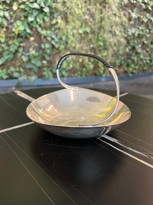 Danish Silver Plated Dish from Chr. Jensen, 1960s-PDG-2022194