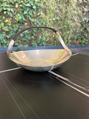 Danish Silver Plated Dish from Chr. Jensen, 1960s-PDG-2022194