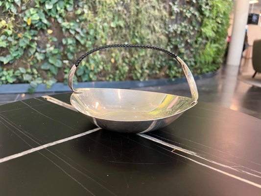 Danish Silver Plated Dish from Chr. Jensen, 1960s-PDG-2022194