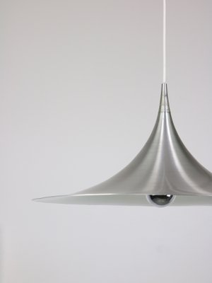 Danish Silver Trumpet Ceiling Lamp attributed to Claus Bonderup & Torsten Thorup for Fog & Mørup-HGJ-1438360