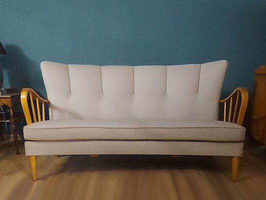 Danish Sofa with Open Armrests, 1940s-KDW-1798048