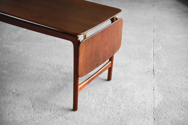 Danish Solid Teak Coffee Table by Peter Hvidt & Orla Mølgaard-Nielsen for France & Søn / France & Daverkosen, 1950s-ZAA-581457