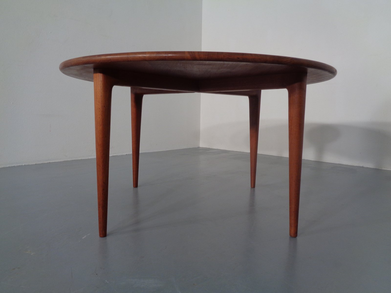 Danish Solid Teak Coffee Table from A/S Mikael Laursen, 1960s