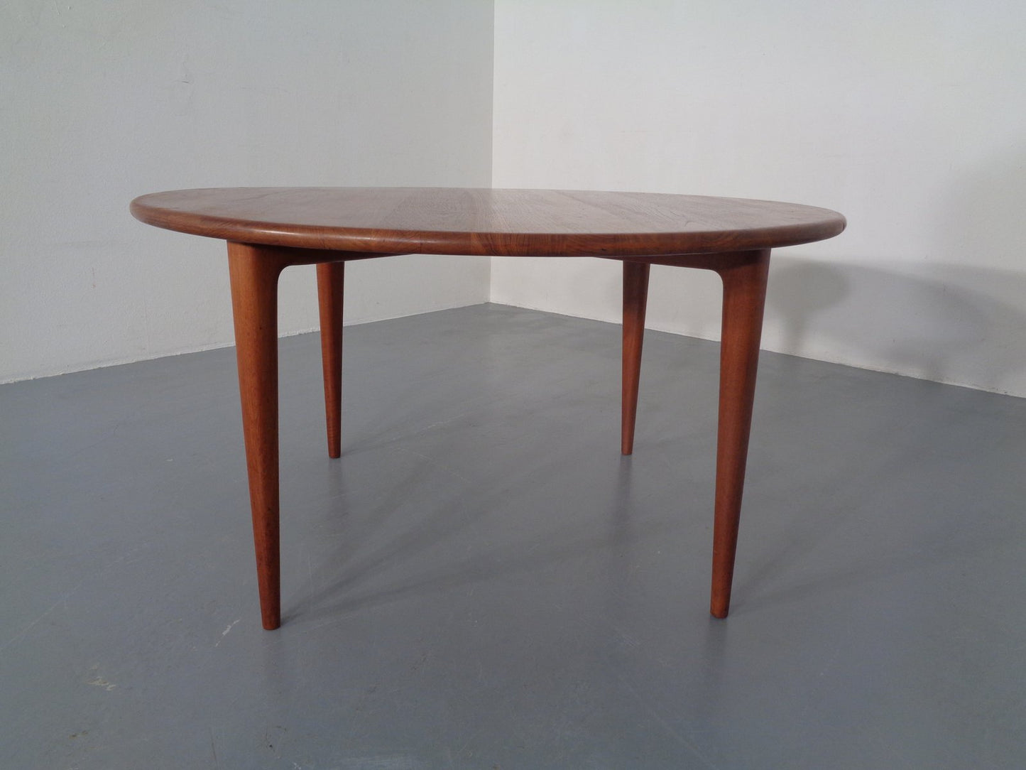 Danish Solid Teak Coffee Table from A/S Mikael Laursen, 1960s