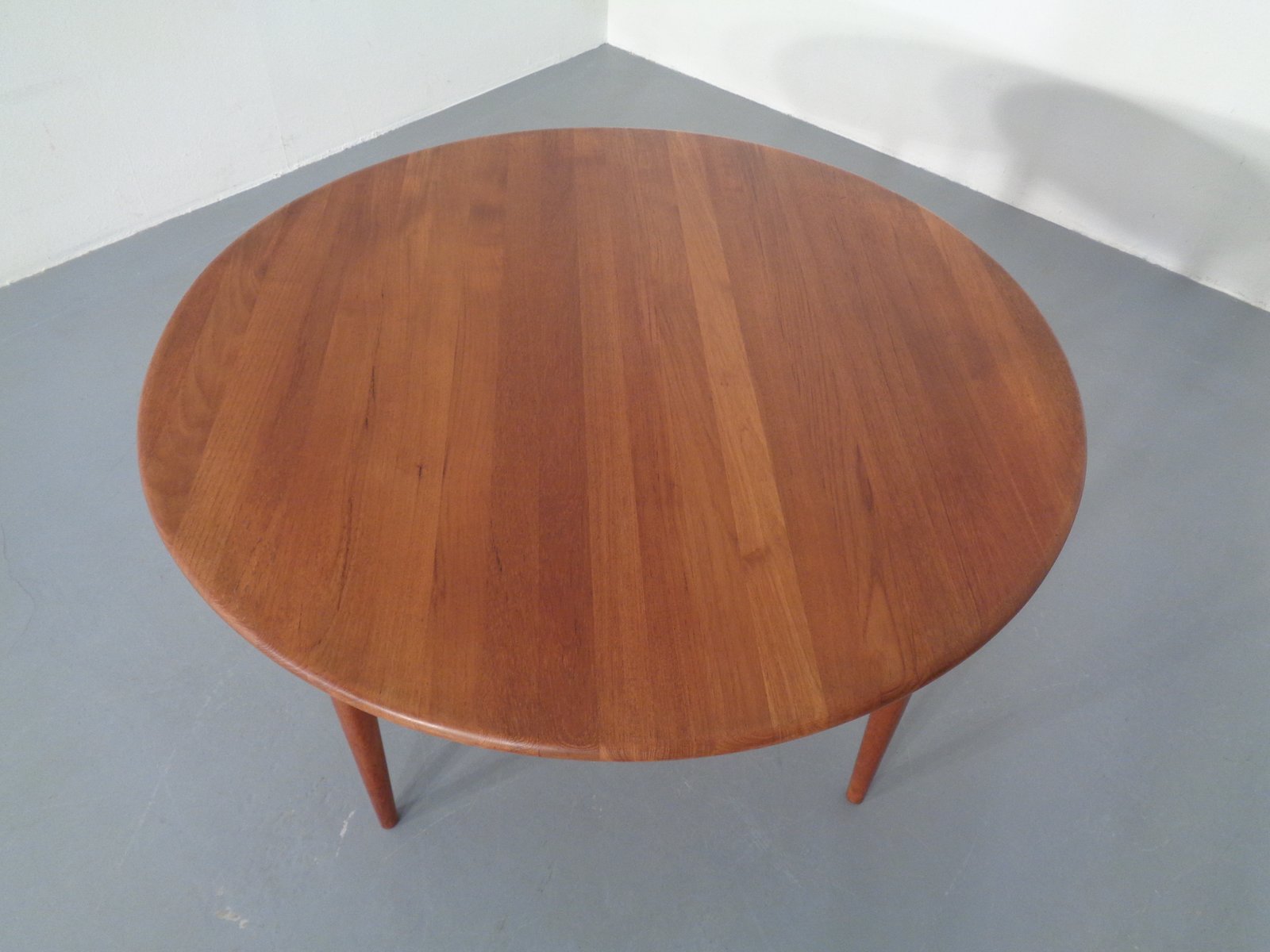 Danish Solid Teak Coffee Table from A/S Mikael Laursen, 1960s